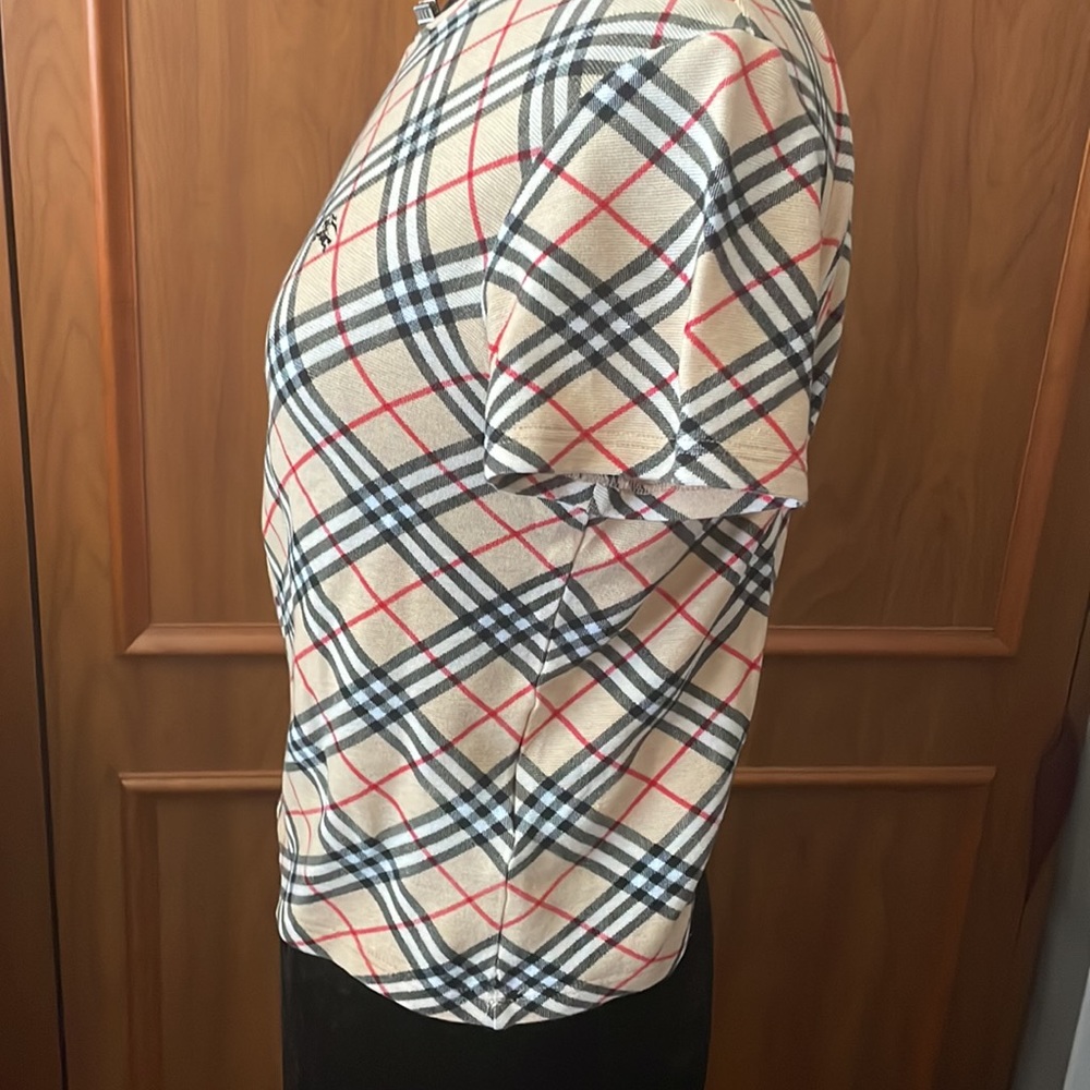 Soldā¤ļøAuthentic Burberry Check T-Shirtā¤ļø - Picture 10 of 17